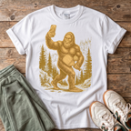 Funny Bigfoot Pickleball T-Shirt
