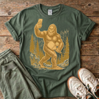Funny Bigfoot Pickleball T-Shirt