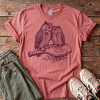 Vintage Owl Pickleball T-Shirt