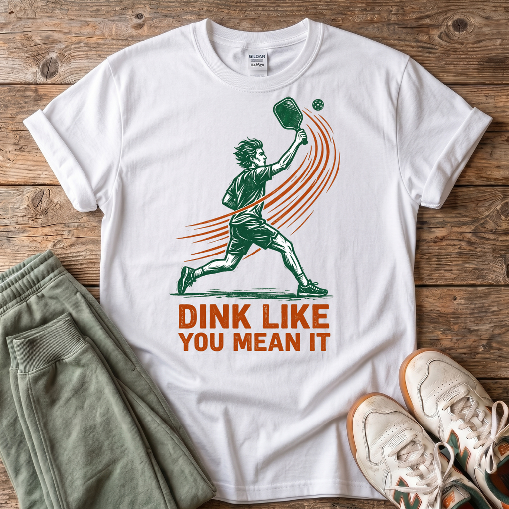 Dink Like You Mean It Pickleball T-Shirt