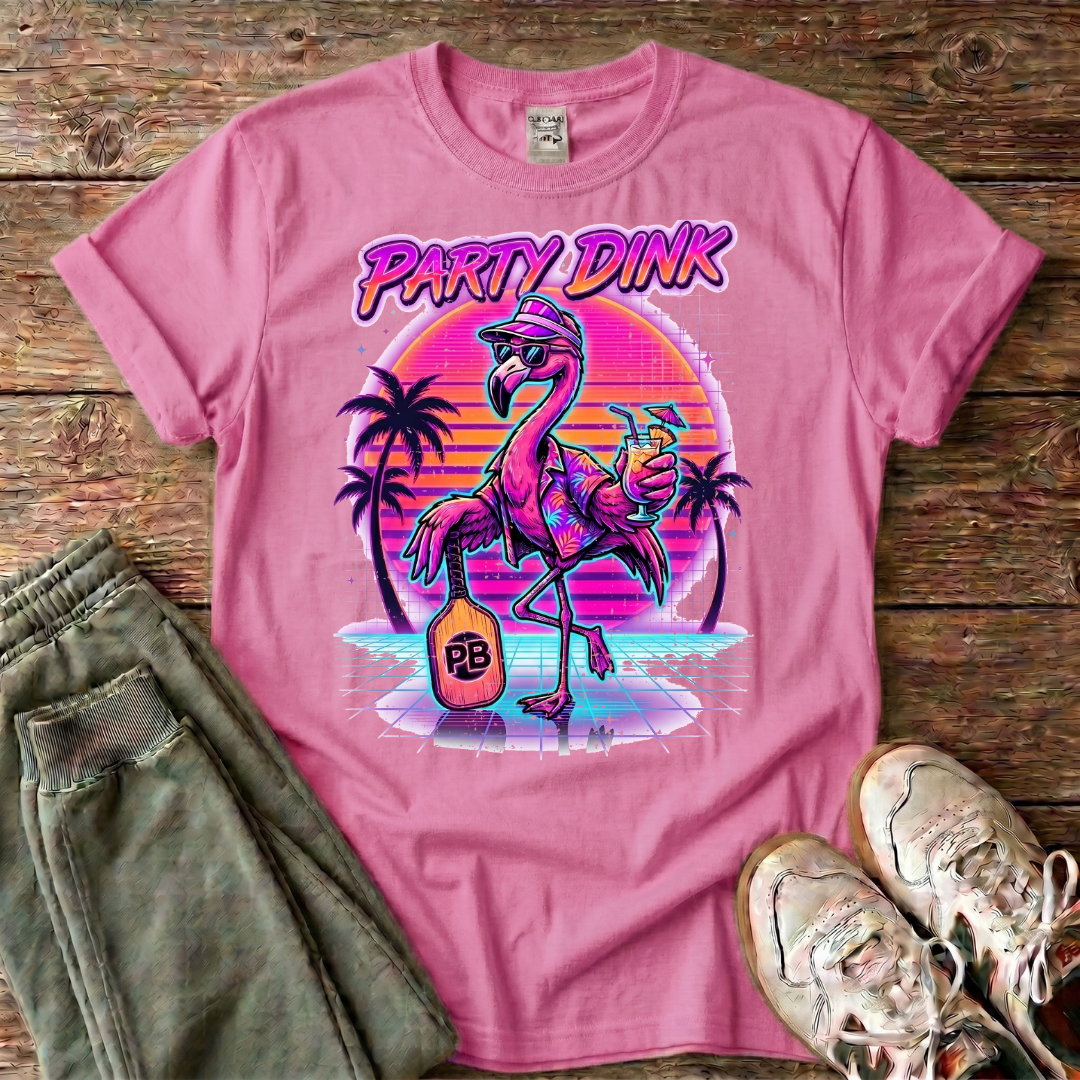 Party Pink Flamingo T-Shirt