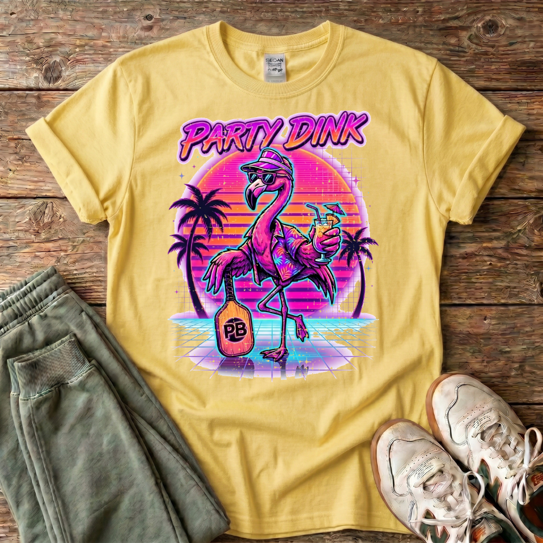Party Pink Flamingo T-Shirt