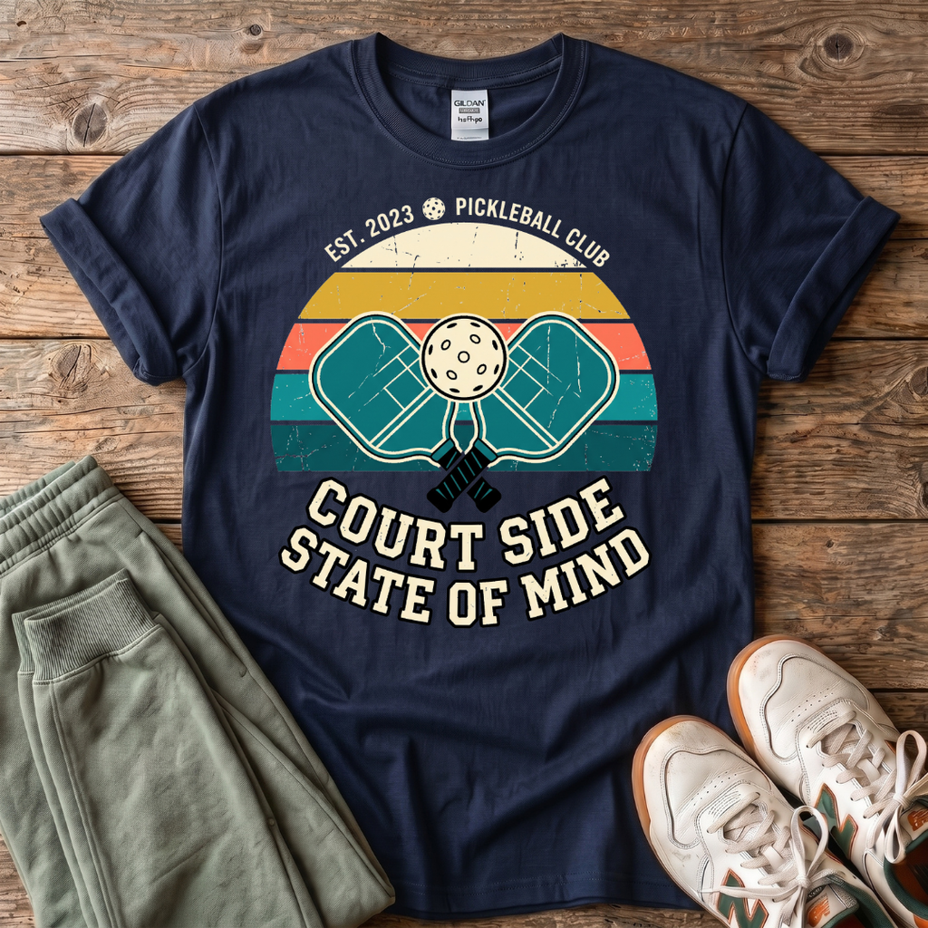 Court Side State of Mind Pickleball T-Shirt