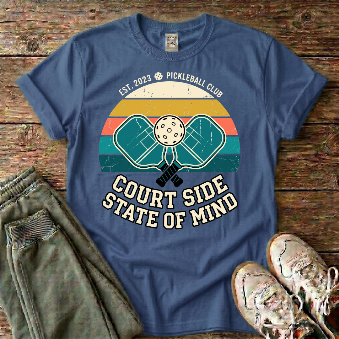 Court Side State of Mind Pickleball T-Shirt