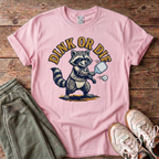 Dink or Die Raccoon Pickleball T-Shirt