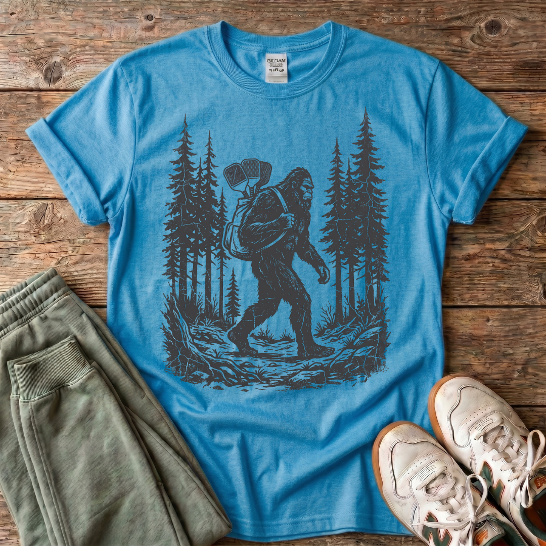 Bigfoot Backpacking Forest Sasquatch Hiker T-Shirt