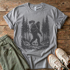 Bigfoot Backpacking Forest Sasquatch Hiker T-Shirt