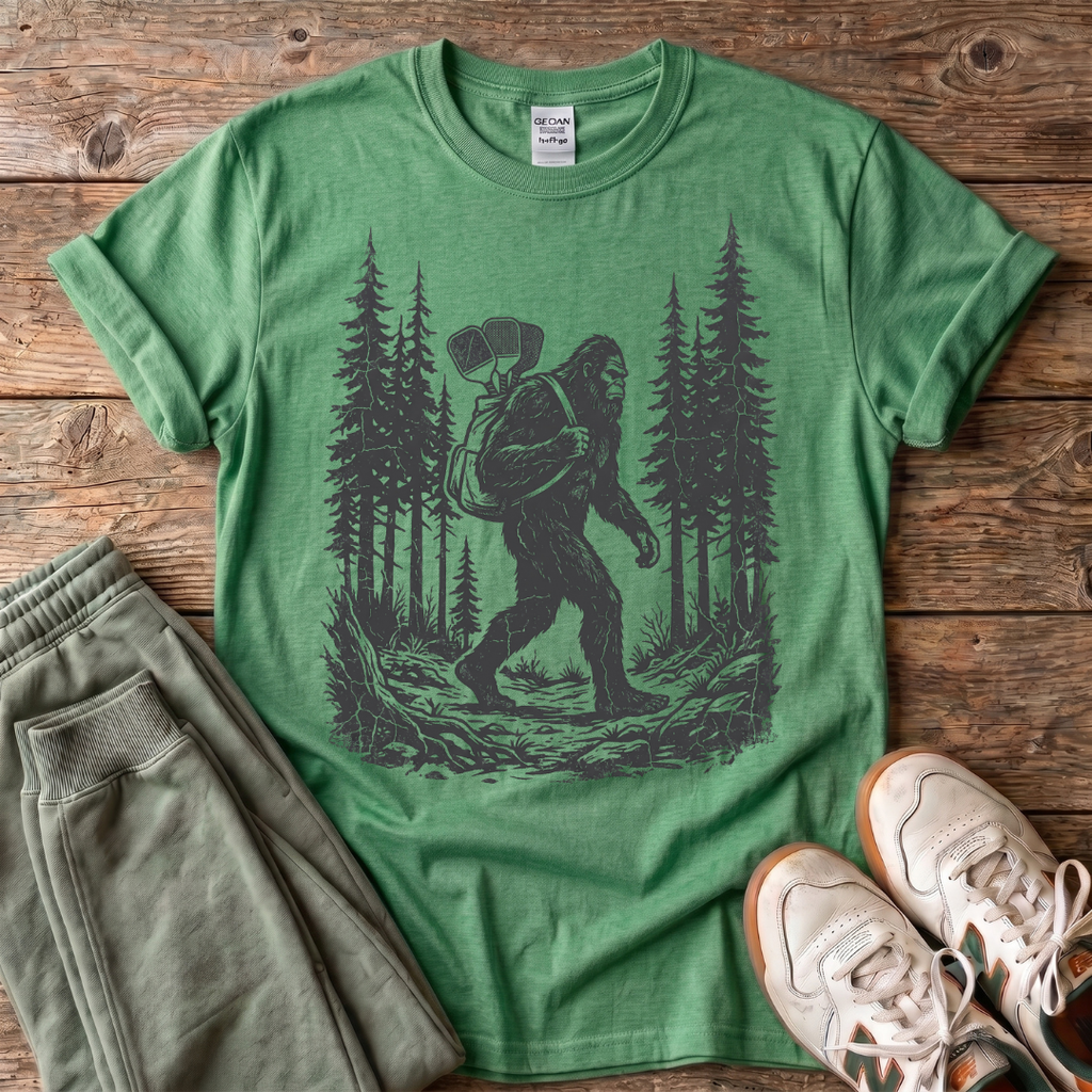 Bigfoot Backpacking Forest Sasquatch Hiker T-Shirt