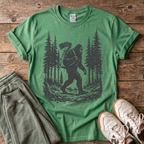 Bigfoot Backpacking Forest Sasquatch Hiker T-Shirt