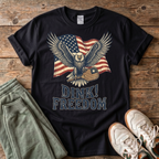 Eagle & American Flag Pickleball T-Shirt