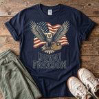 Eagle & American Flag Pickleball T-Shirt
