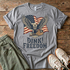 Eagle & American Flag Pickleball T-Shirt
