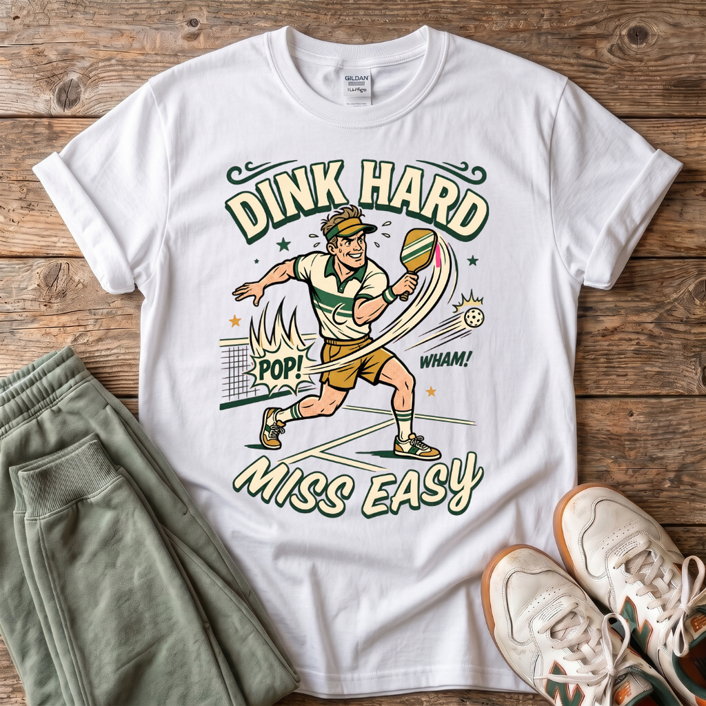 Dink Hard Pickleball T-Shirt