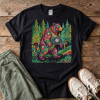 Colorful Folk Art Bear T-Shirt