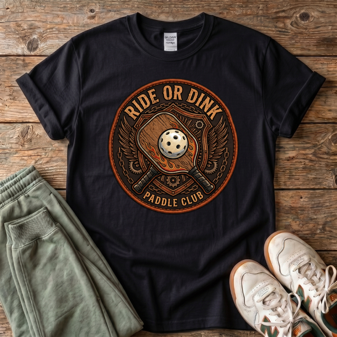 Ride or Dink Pickleball T-Shirt
