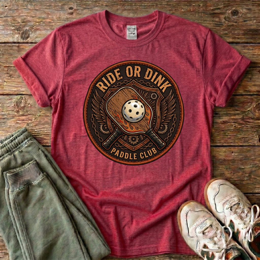 Ride or Dink Pickleball T-Shirt