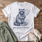 Raccoon With Flyswatter T-Shirt