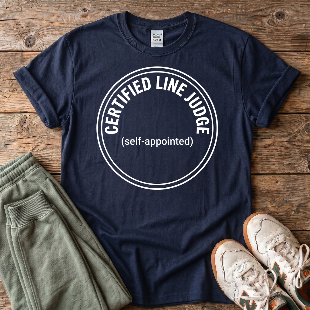 Certified Line Judge Pickleball T-shirt