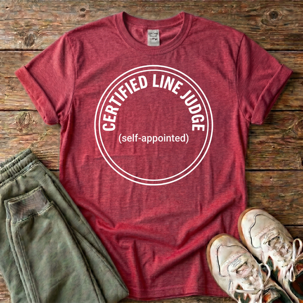 Certified Line Judge Pickleball T-shirt