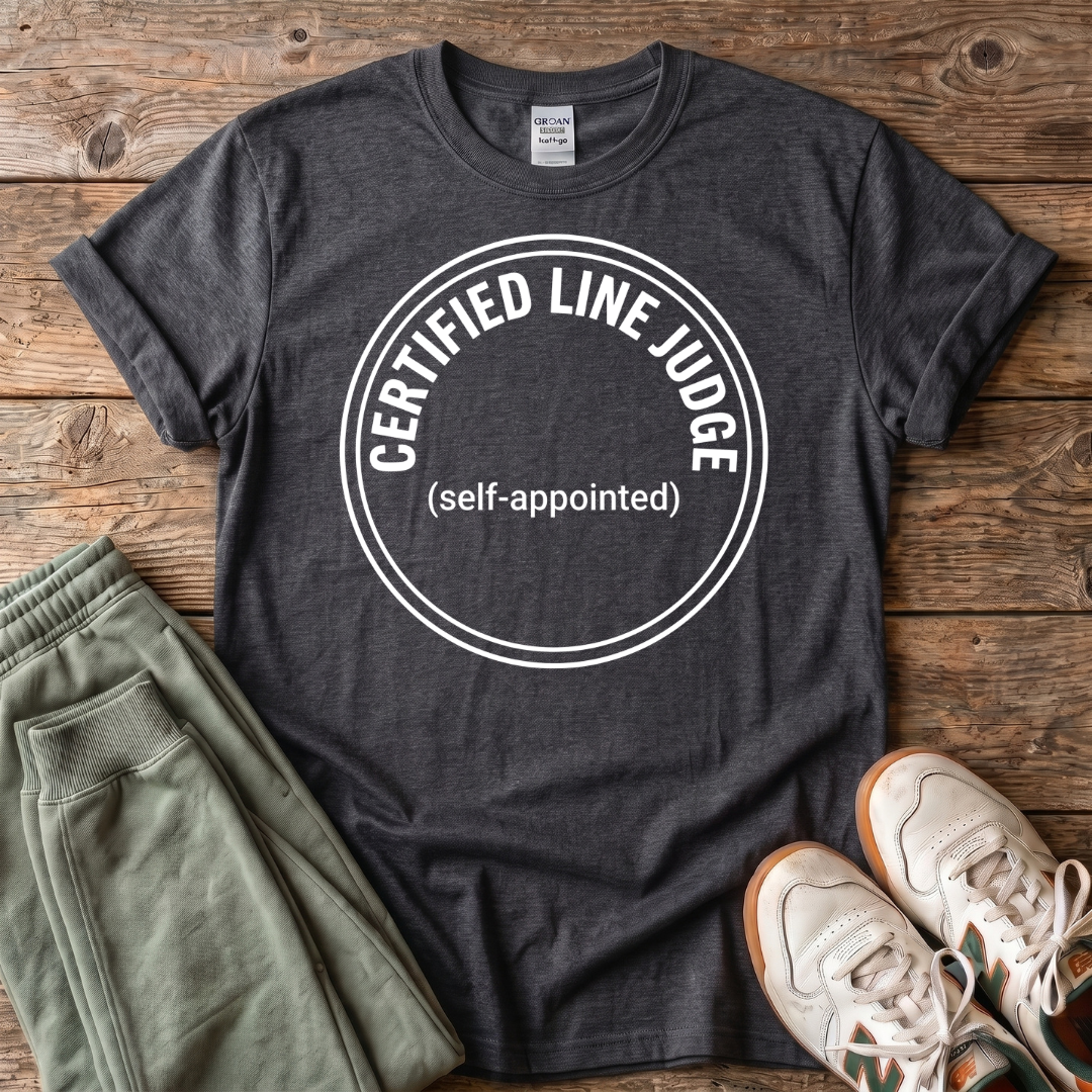 Certified Line Judge Pickleball T-shirt
