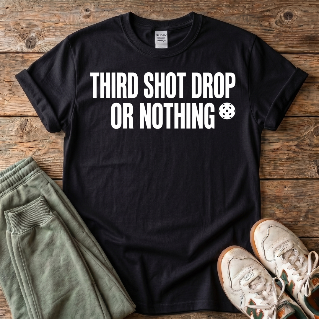 Third Shot Drop Pickleball T-shirt