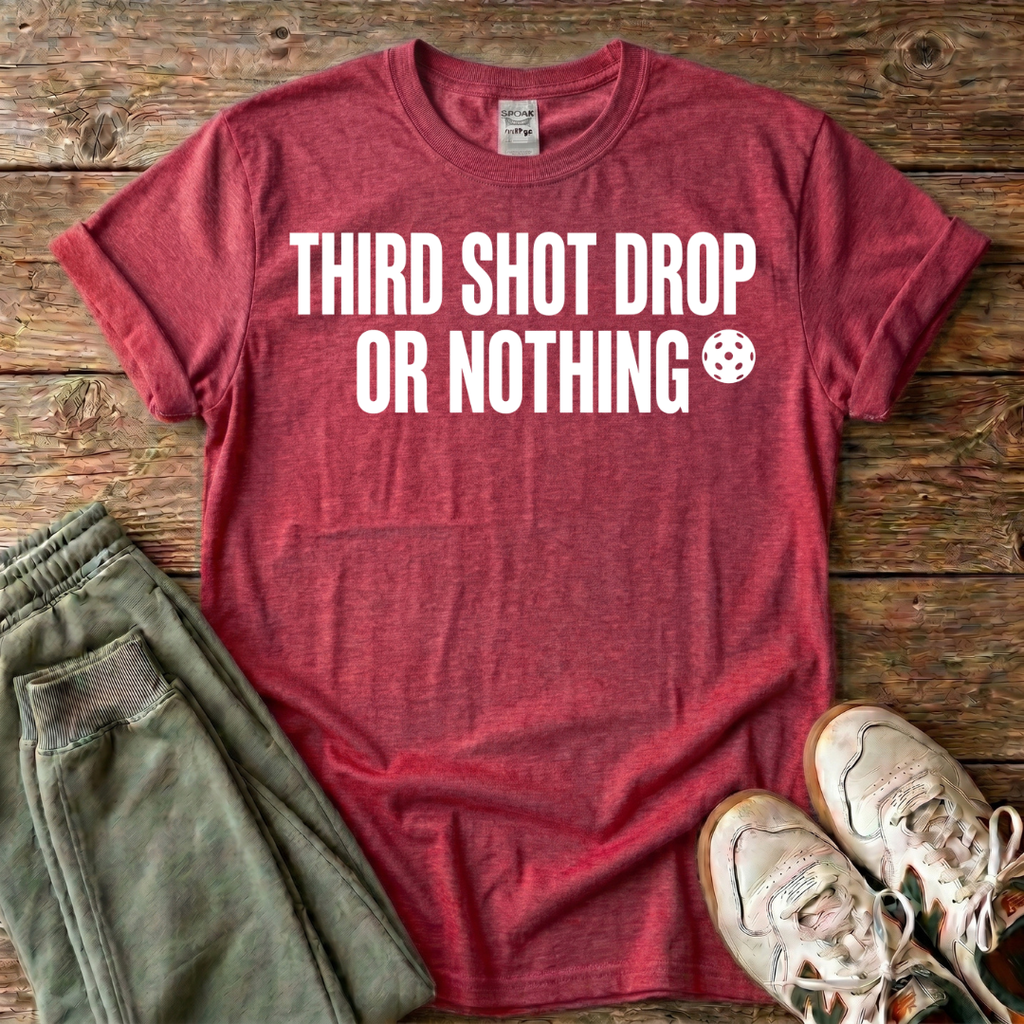 Third Shot Drop Pickleball T-shirt