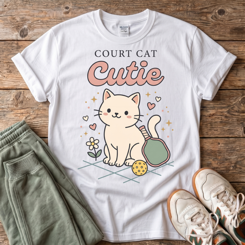Court Cat Cutie T-shirt