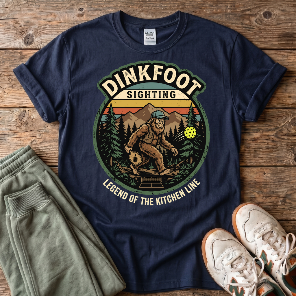 Dink Foot Sighting Pickleball T-Shirt