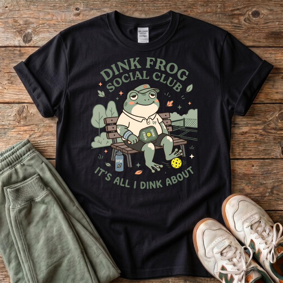 Dink Frog Social Club Pickleball T-Shirt