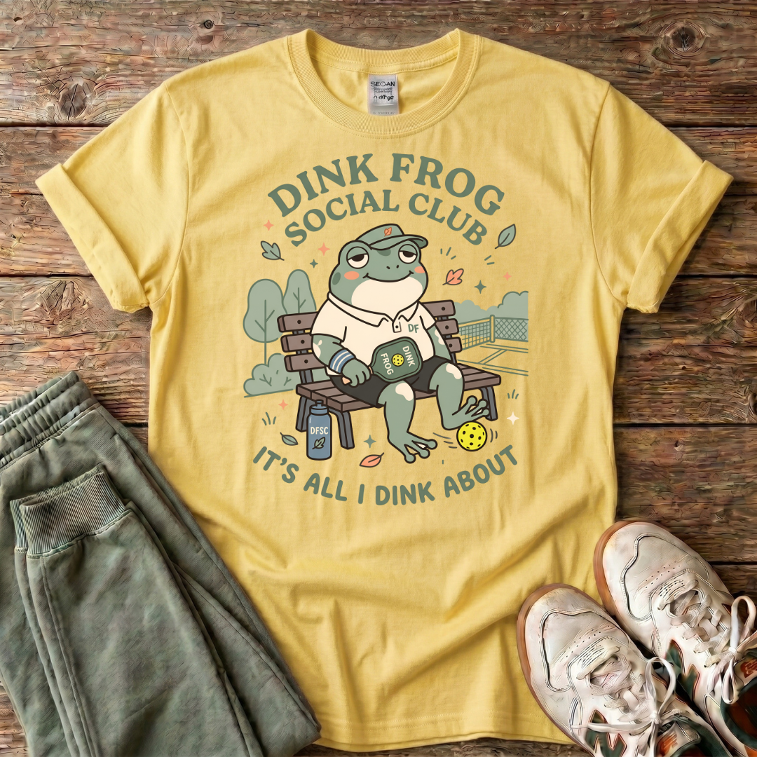 Dink Frog Social Club Pickleball T-Shirt