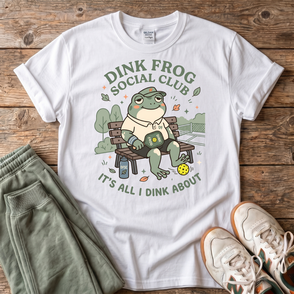 Dink Frog Social Club Pickleball T-Shirt