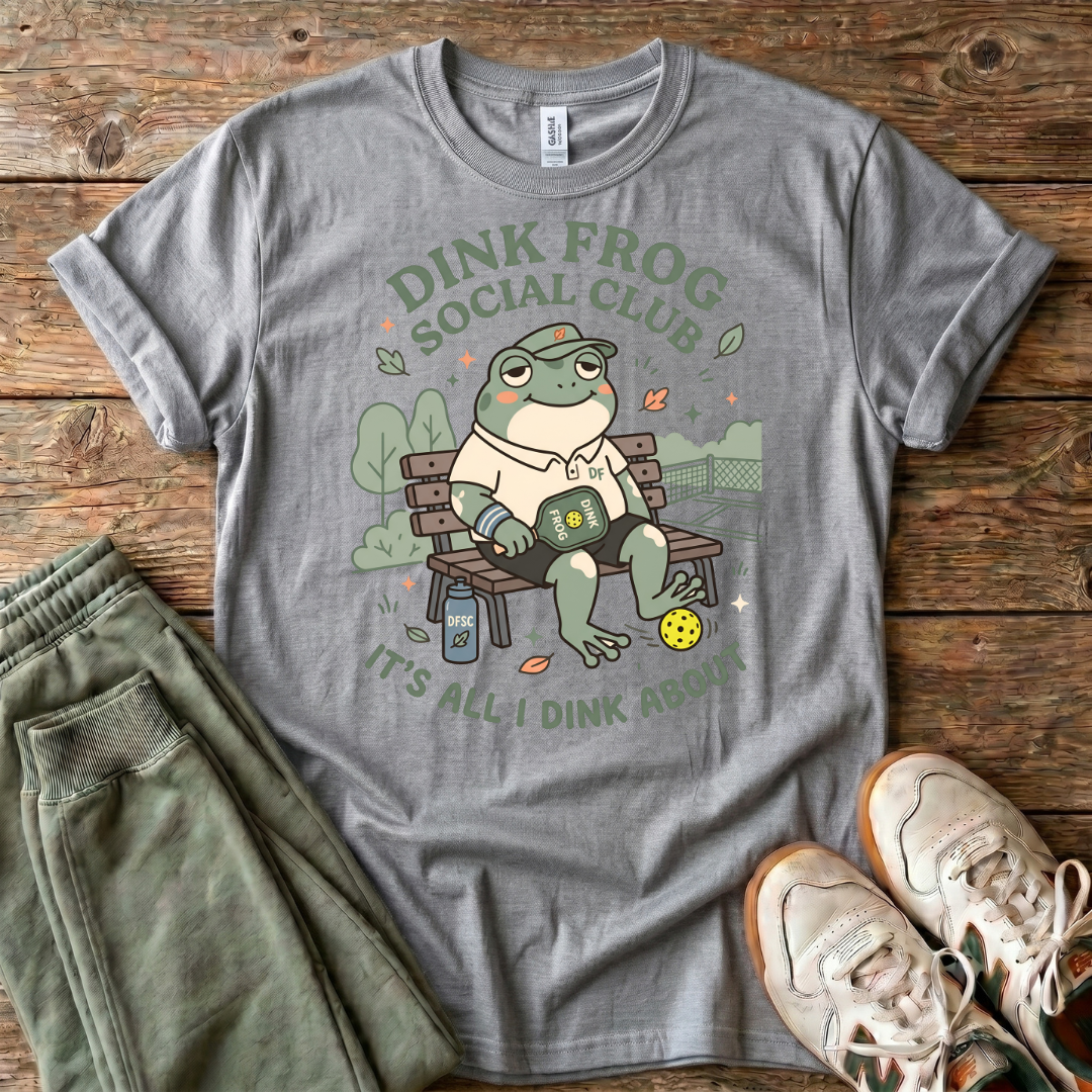 Dink Frog Social Club Pickleball T-Shirt