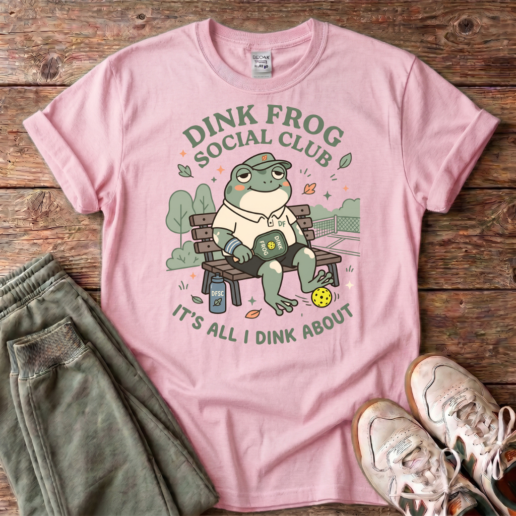 Dink Frog Social Club Pickleball T-Shirt