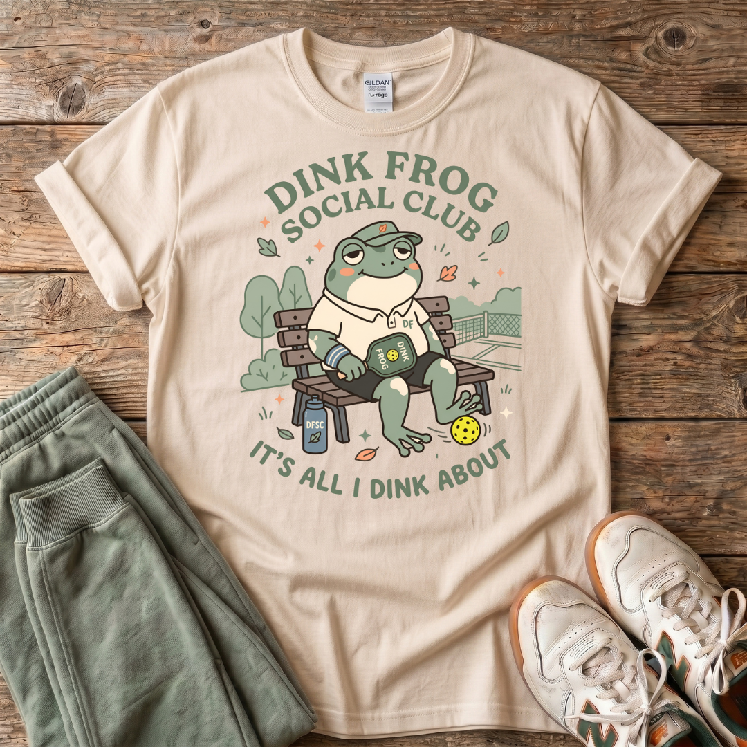 Dink Frog Social Club Pickleball T-Shirt