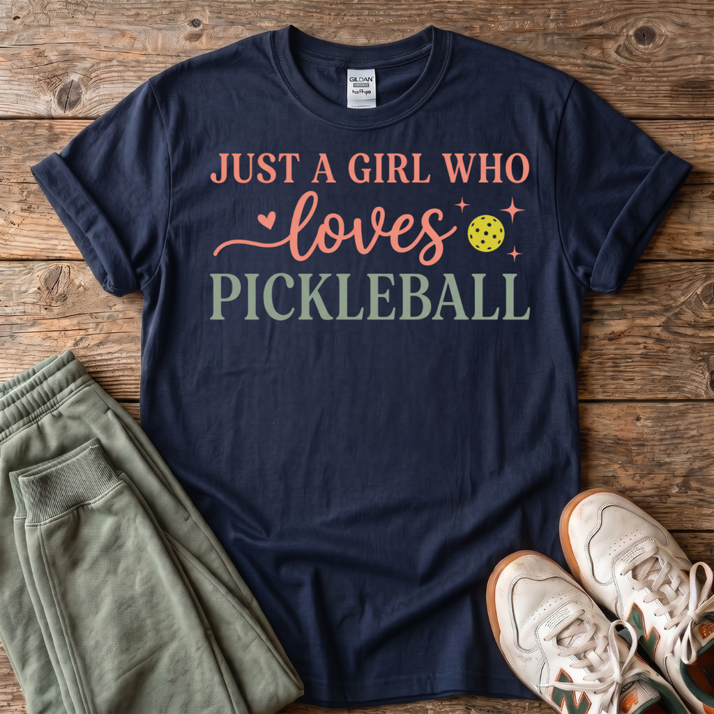 Just a Girl Who Loves Pickleball T-Shirt