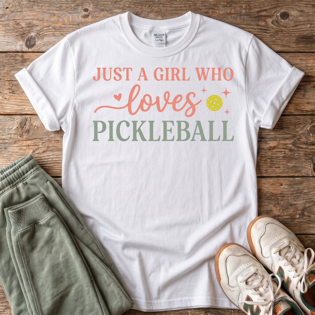 Just a Girl Who Loves Pickleball T-Shirt