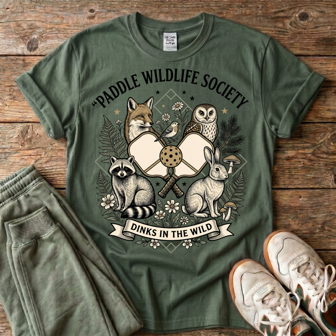 Paddle Wildlife Society Pickleball T-Shirt