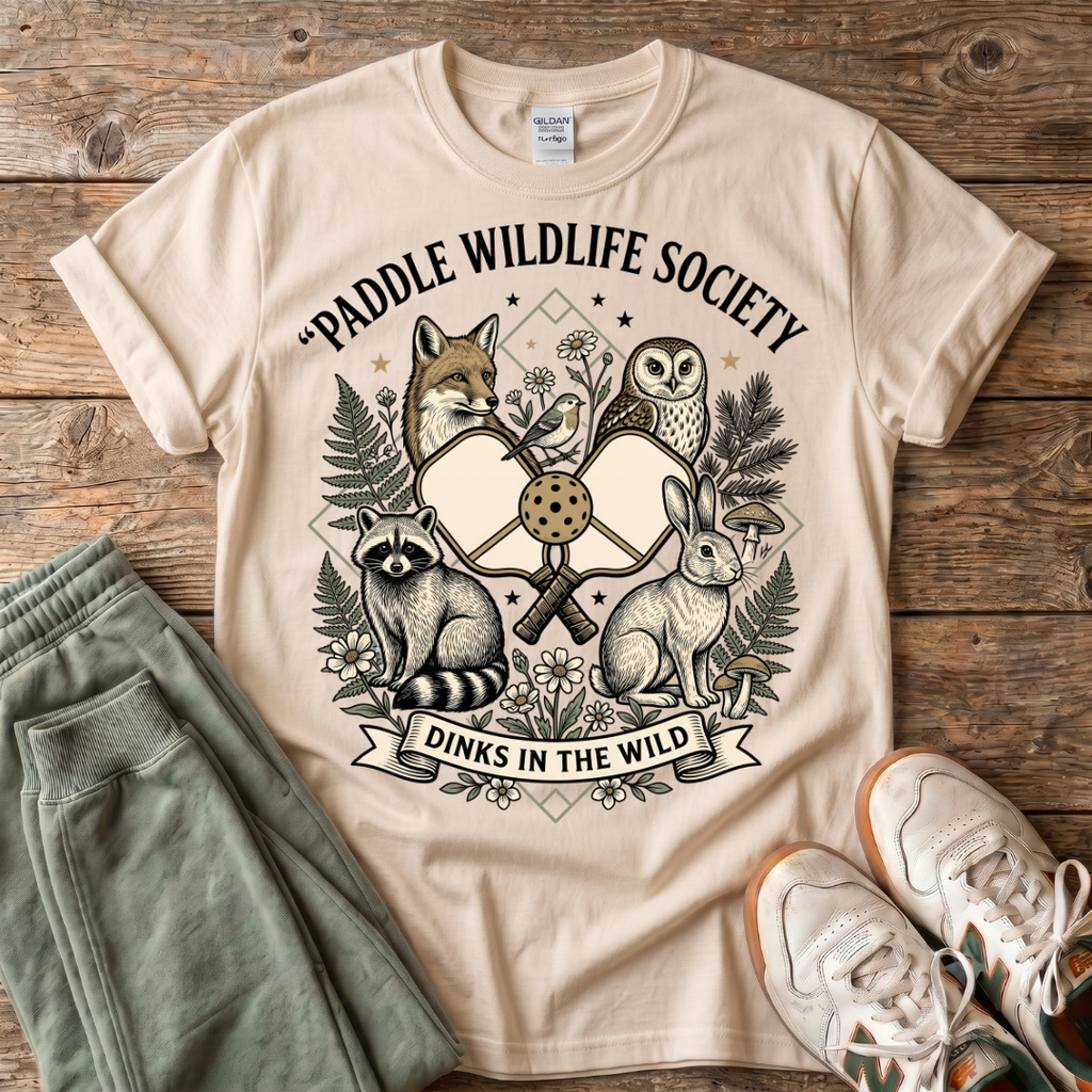 Paddle Wildlife Society Pickleball T-Shirt