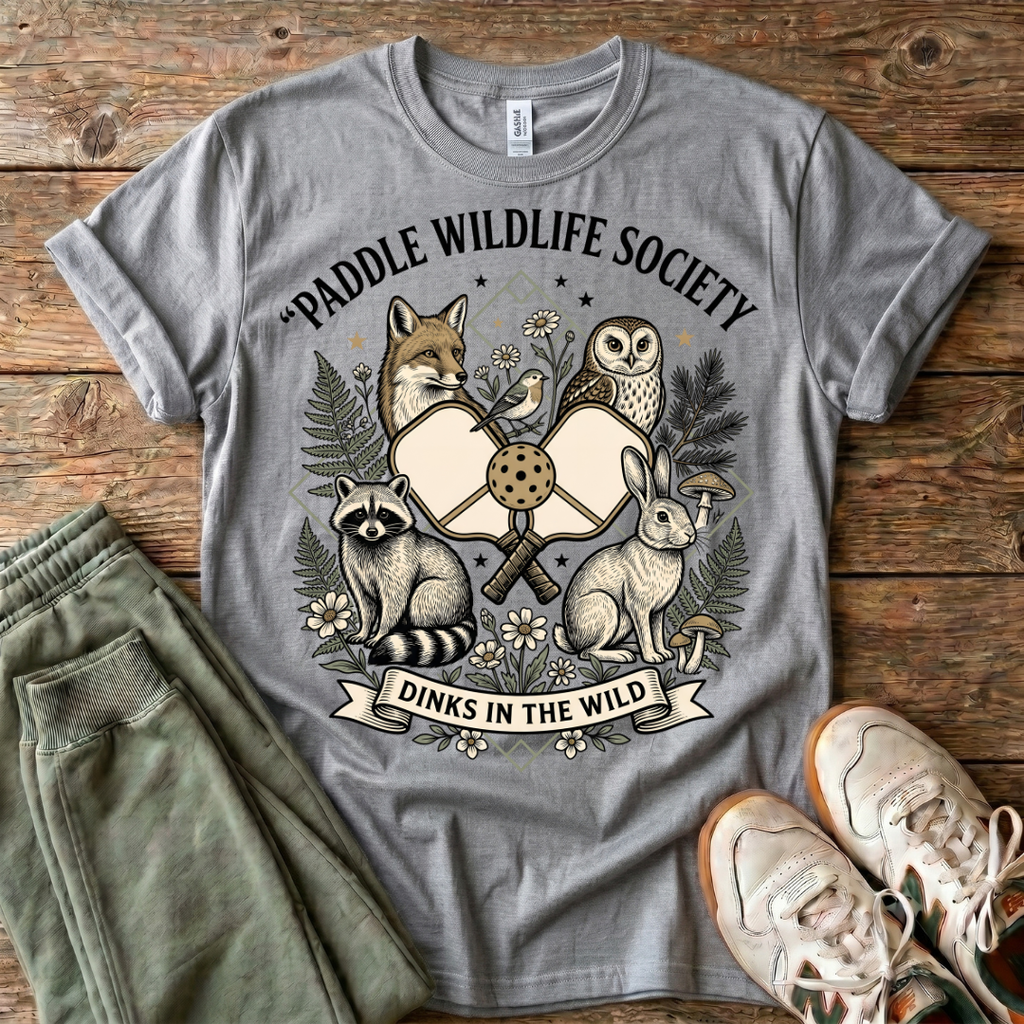 Paddle Wildlife Society Pickleball T-Shirt