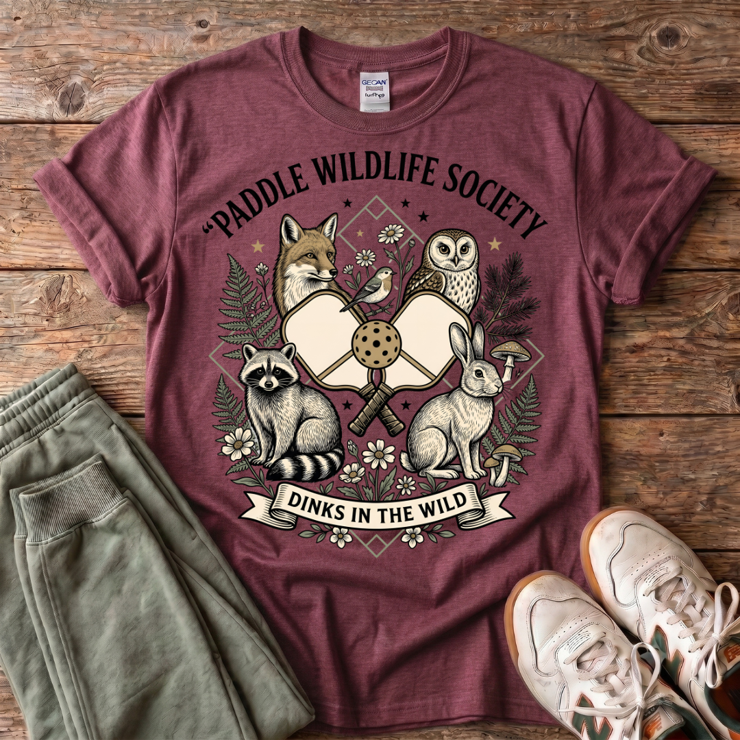 Paddle Wildlife Society Pickleball T-Shirt