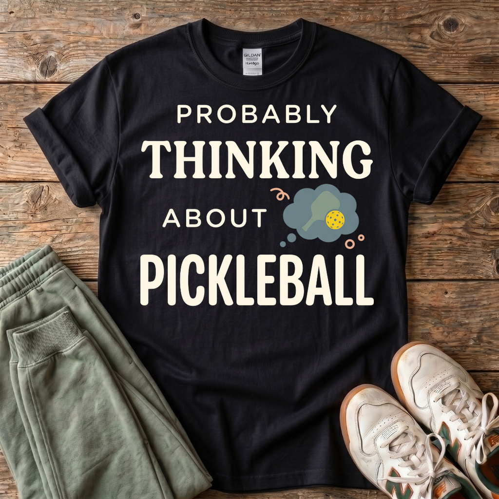 Probably Thinking About Pickleball T-Shirt