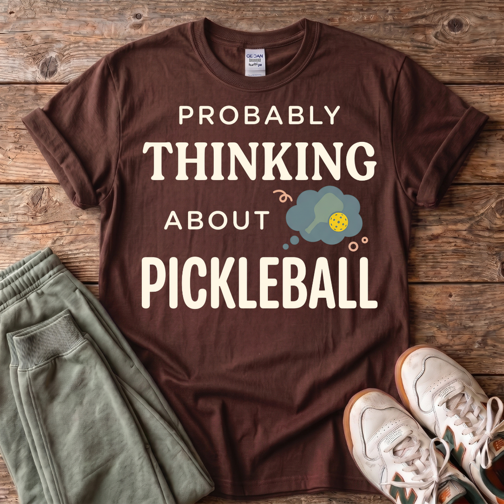 Probably Thinking About Pickleball T-Shirt