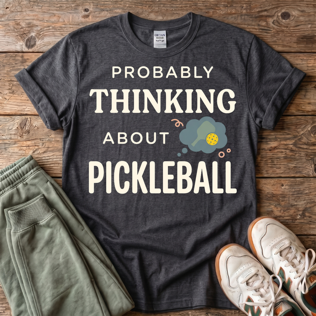 Probably Thinking About Pickleball T-Shirt
