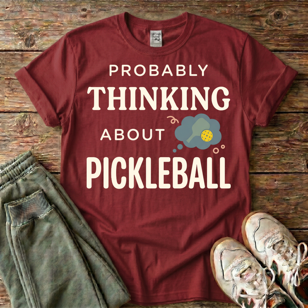 Probably Thinking About Pickleball T-Shirt