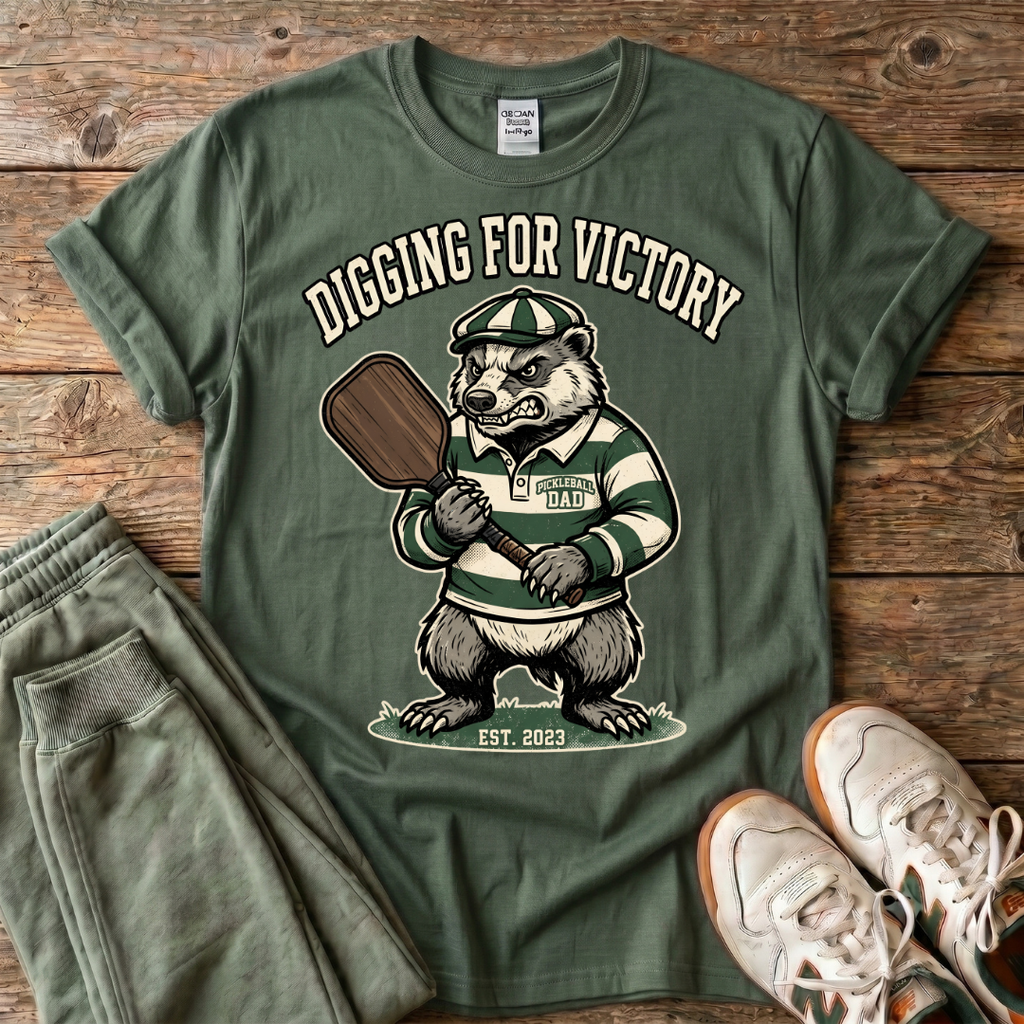 Pickleball Badger T-Shirt