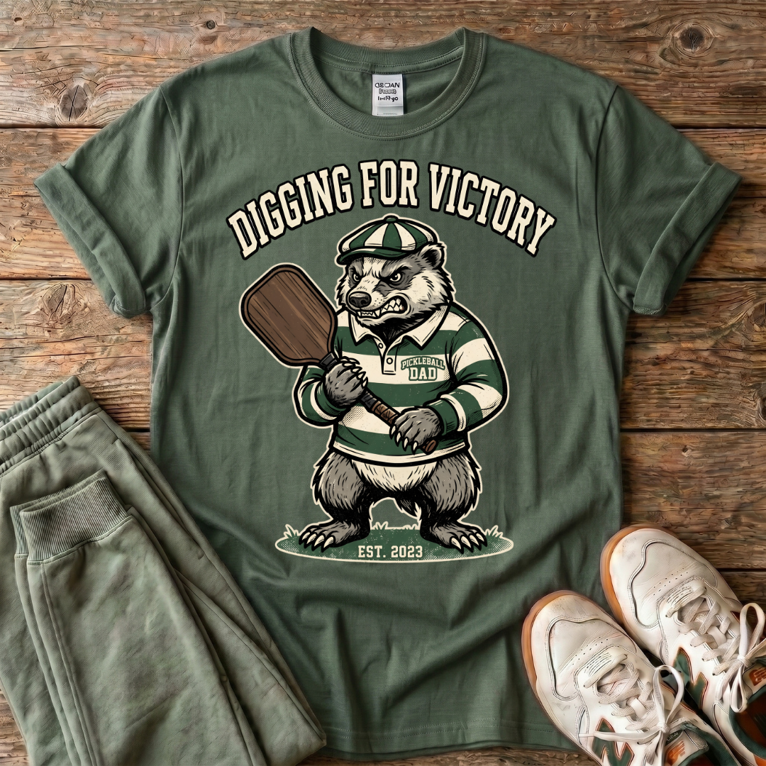 Pickleball Badger T-Shirt